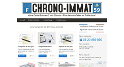 Desktop Screenshot of chrono-immat.com