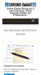 Mobile Screenshot of chrono-immat.com